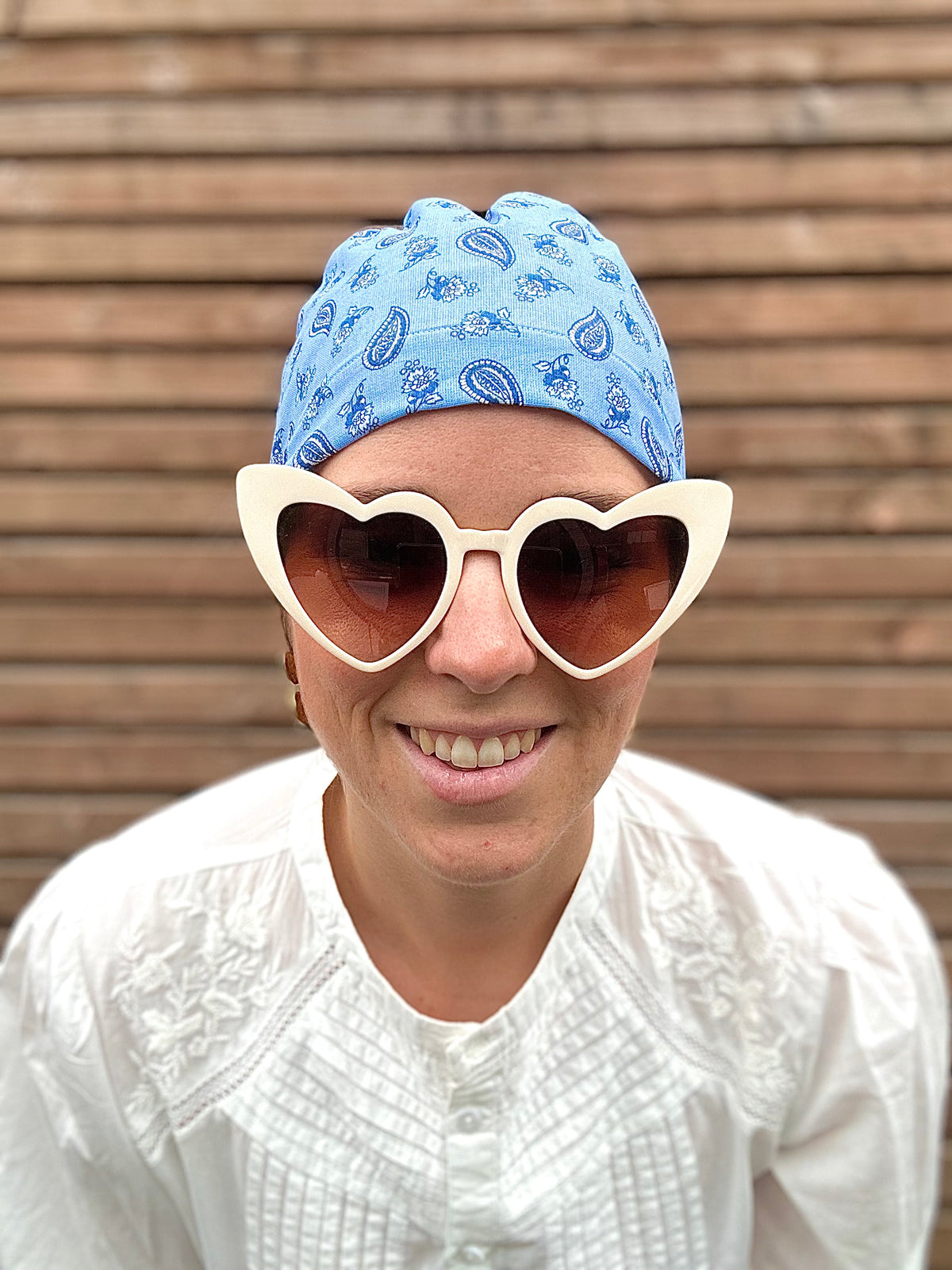 Le calot bandana bleu