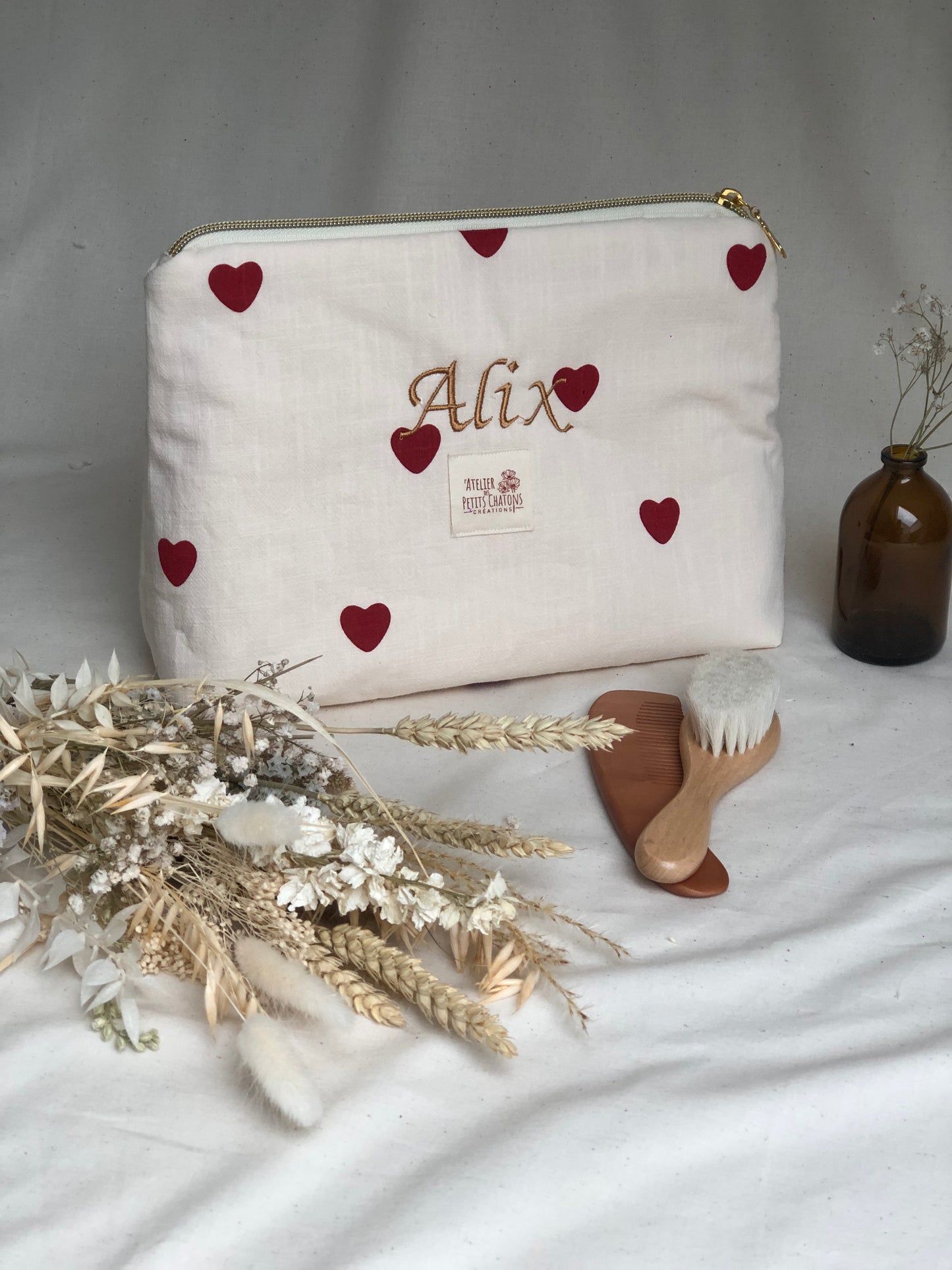 Les trousses de toilette triangulaires