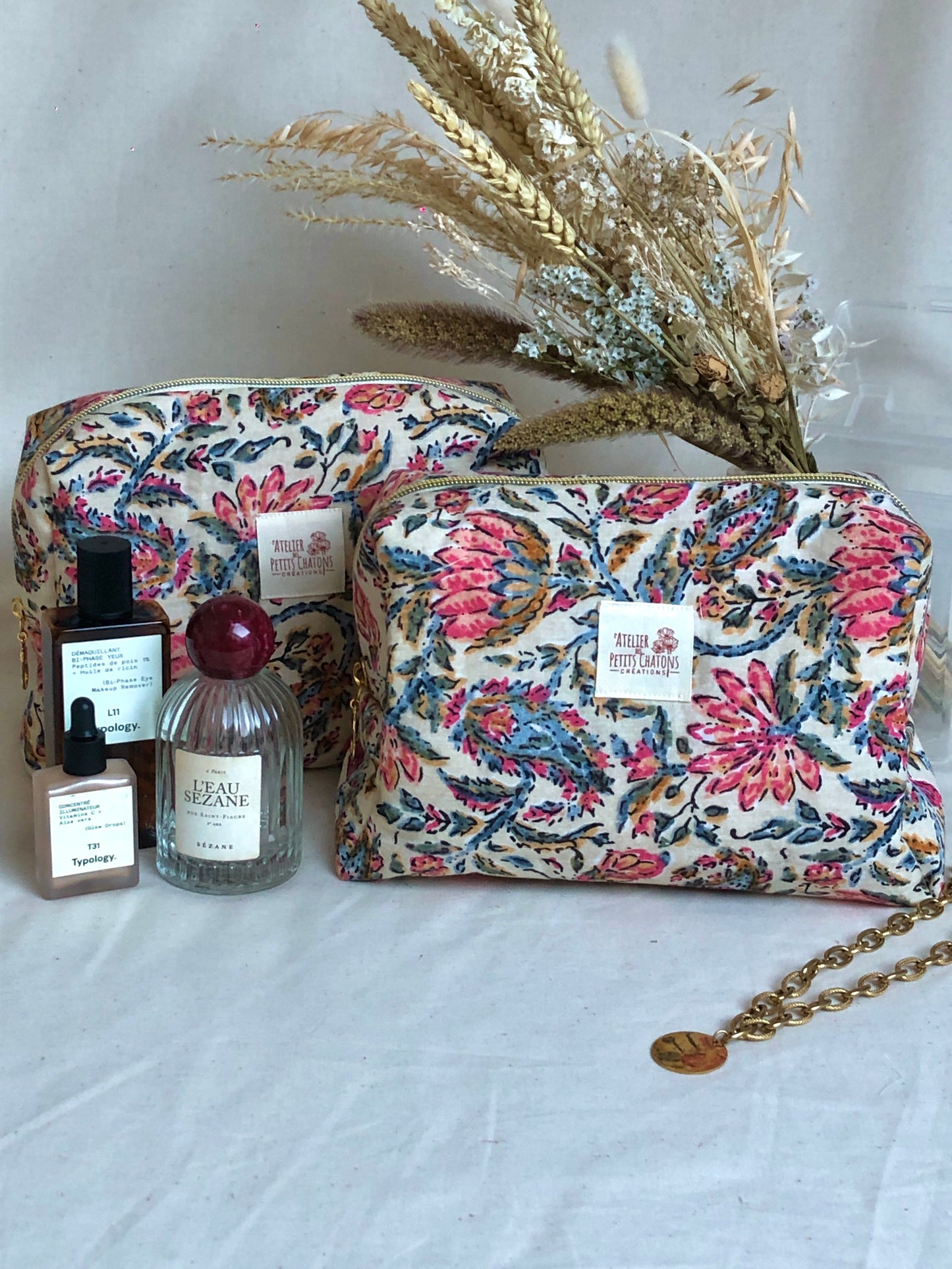 Les trousses de toilette rectangulaires