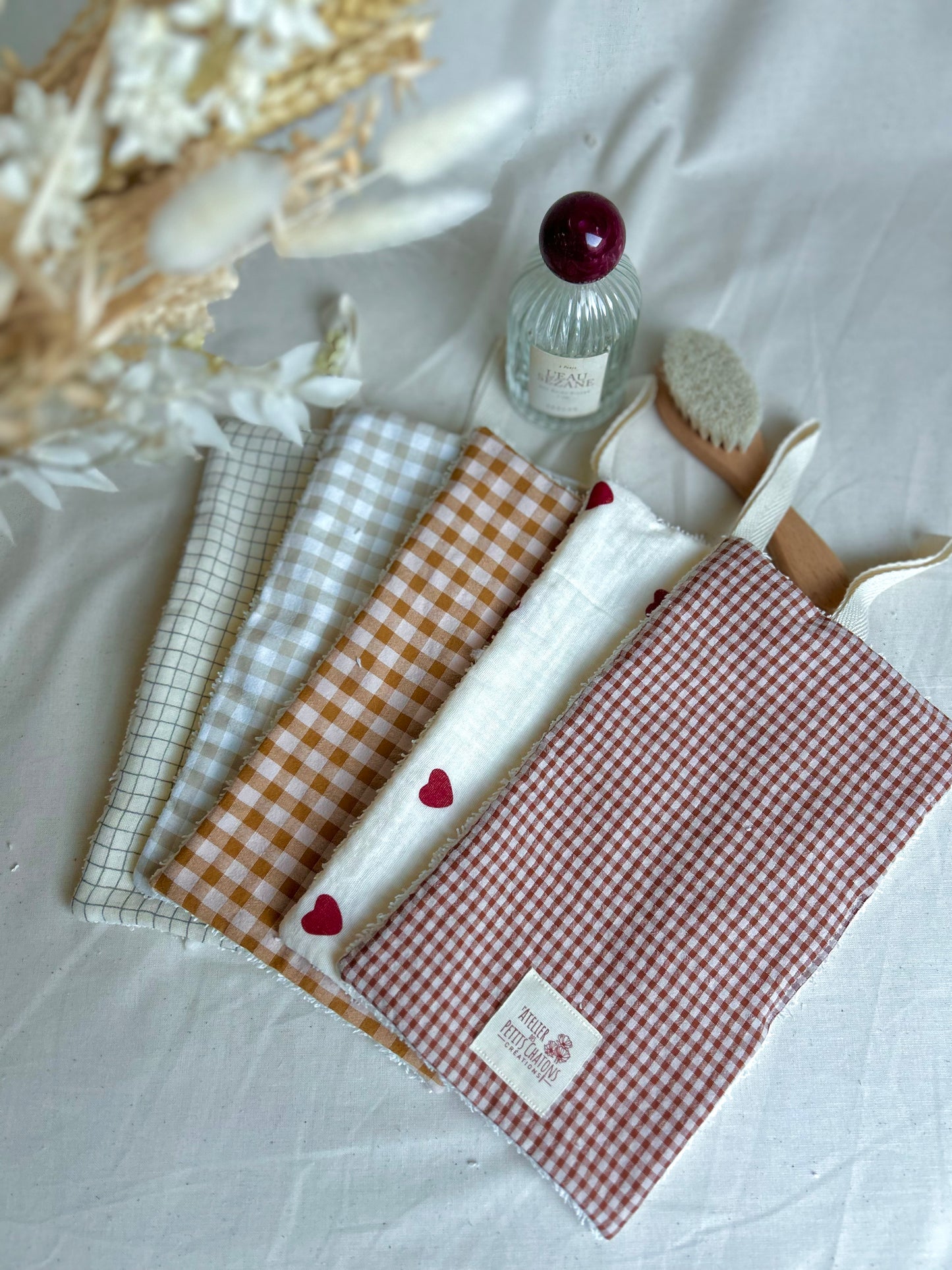 Les débarbouillettes (par lot de 5)